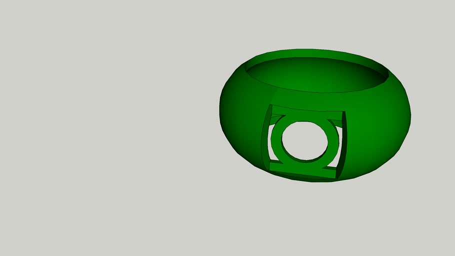 Download Green Lantern Ring 3d Model