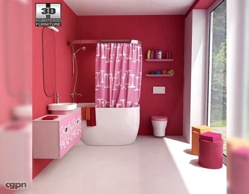 Bathroom 07 Set3d model