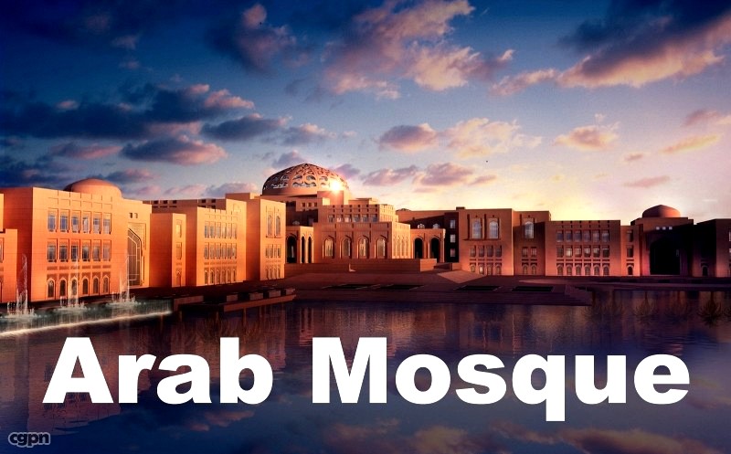 Arab mosque3d model