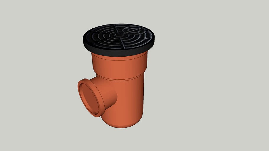 Circular Grid Bottled Gully - Floplas 325x270x220mm