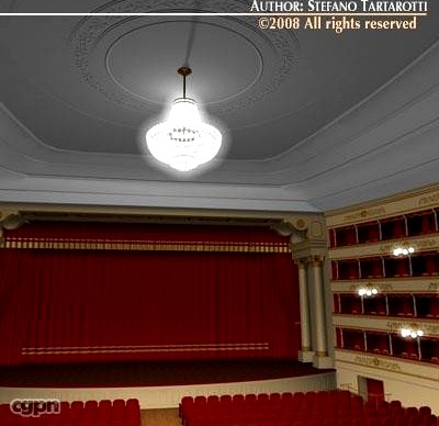 Old theatre3d model