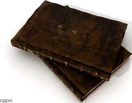 Very old book3d model