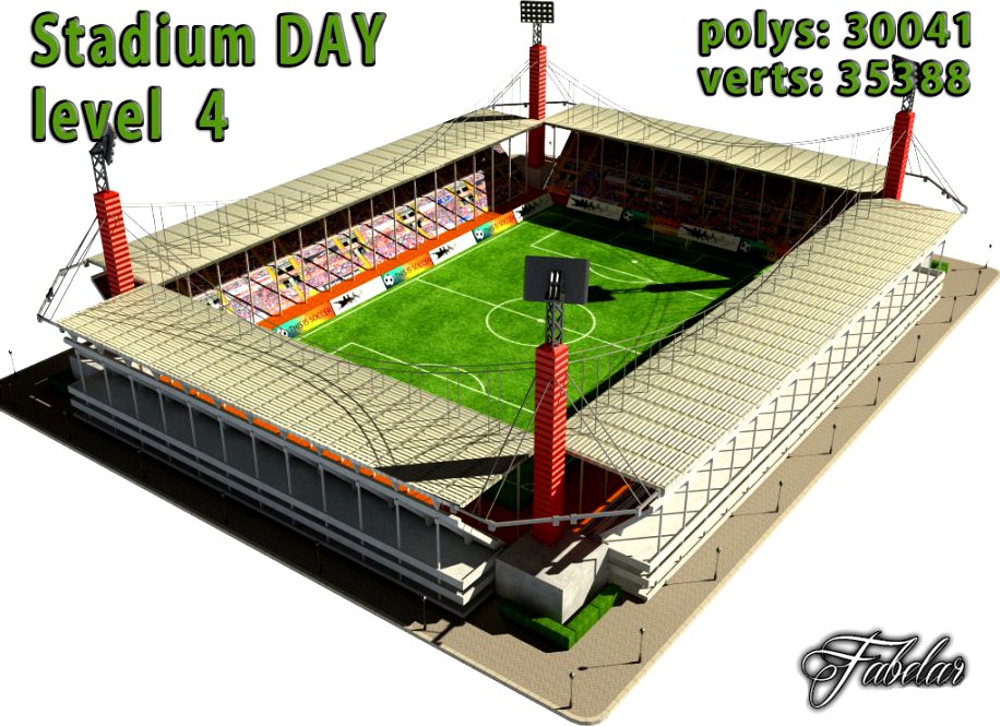Stadium Level 4 Day3d model