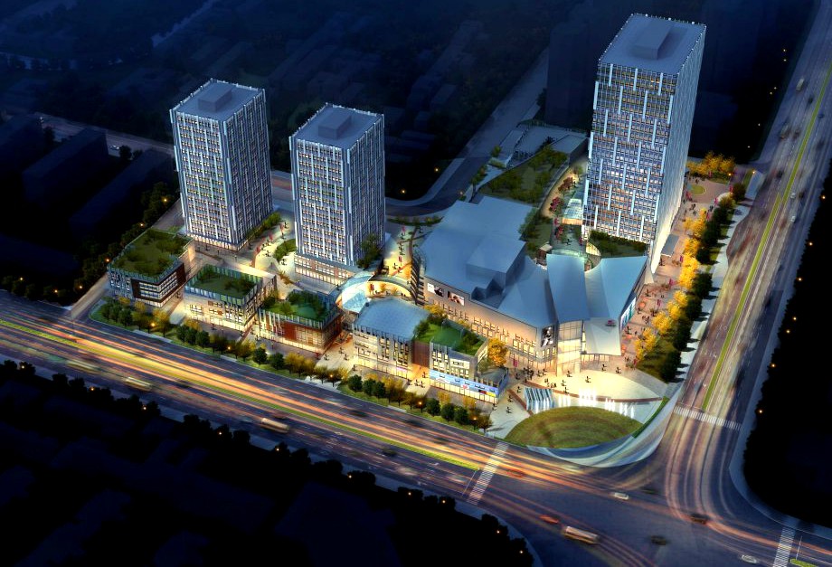 City shopping mall 0403d model