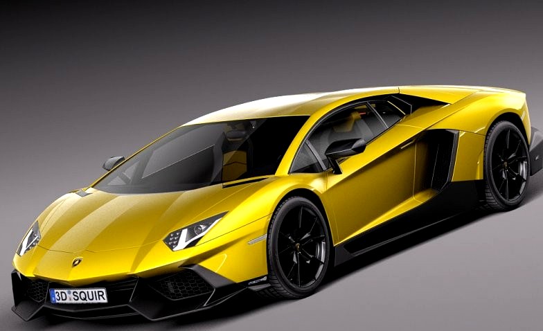 Lamborghini Aventador LP720 4 50th Anniversary 2013 max3d model