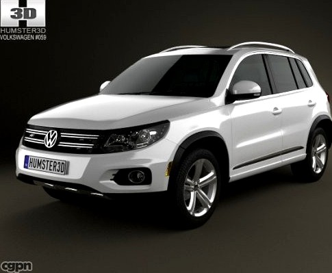 Volkswagen Tiguan Track &amp; Style R-Line US 20133d model