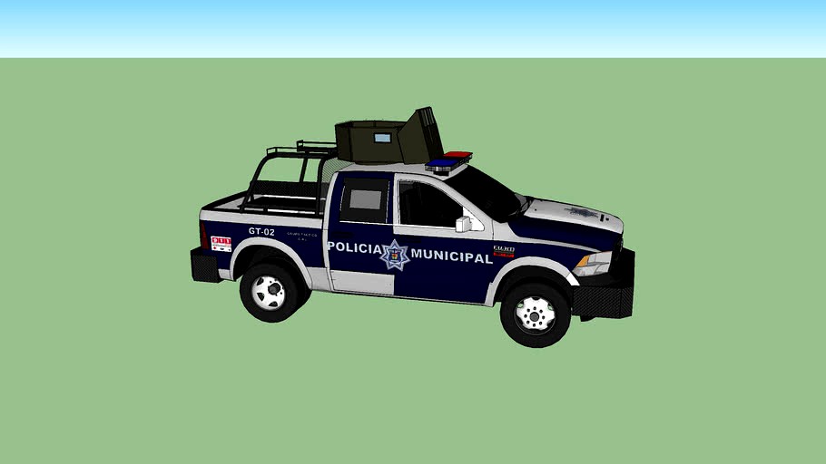 patrulla de la policia municipal grupo tactico