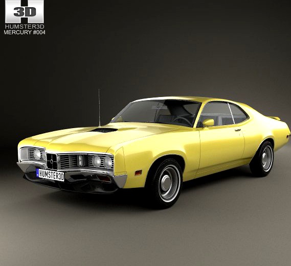 Mercury Montego Coupe 19703d model