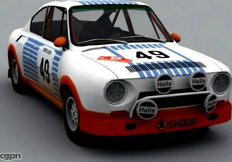 Skoda 130RS3d model