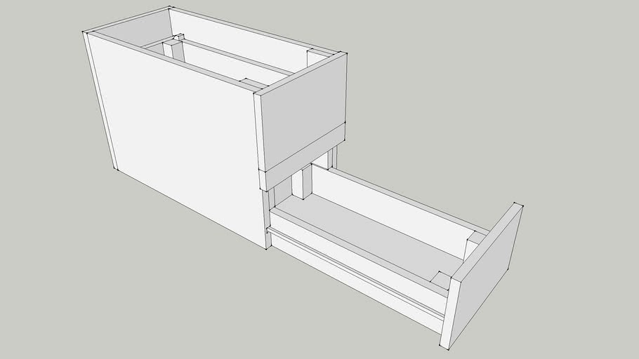 Cabinet Insert - Two-Drawer Set - Profile-001-by-Tim