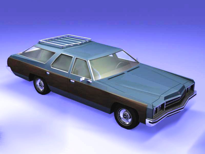 1973 Caprice Wagon3d model