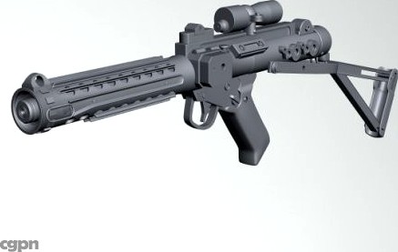 E11 BlasTech Rifle3d model