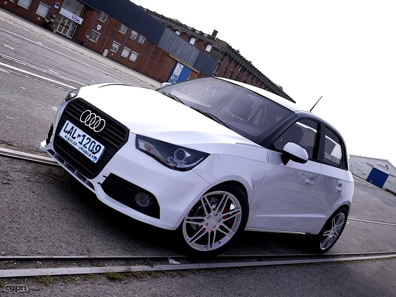 Audi A1 Sportback (white)3d model