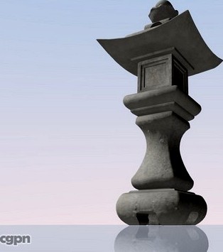 China lantern3d model