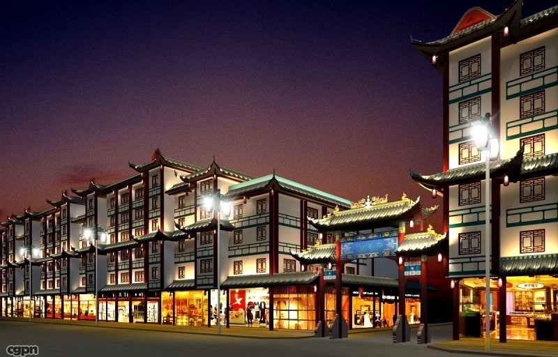 China street 0023d model
