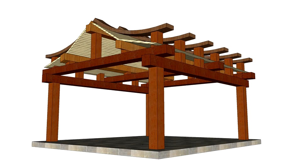 Summerhouse in Japanese style