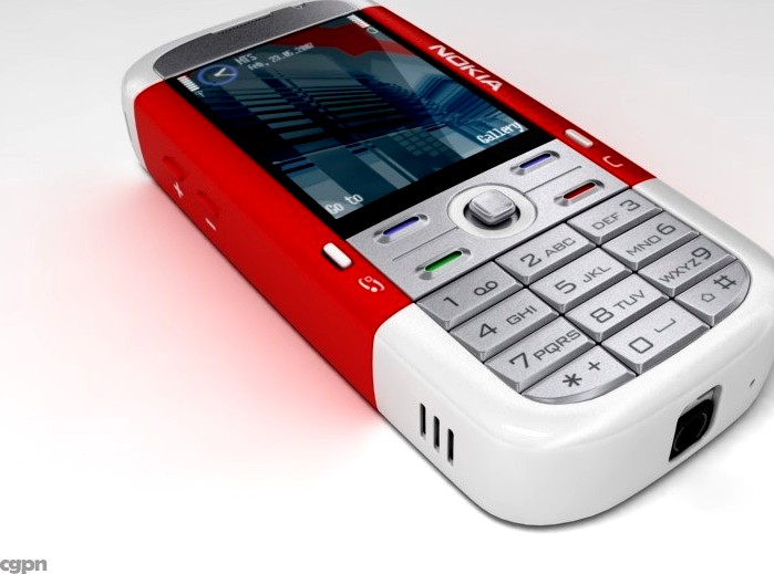 Nokia 5700 Mobile Phone (XpressMusic)3d model