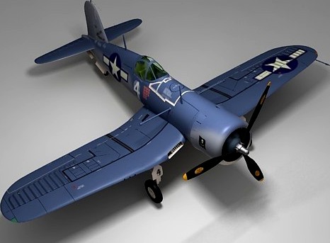 American F4U Corsair3d model