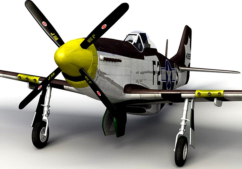 North American P-51D Mustang3d model