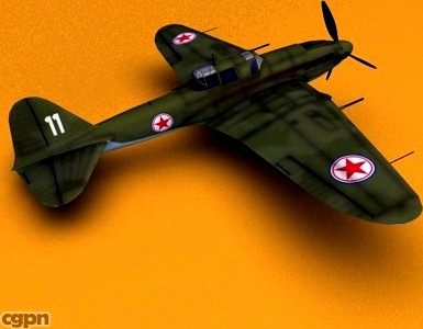 Ilyushin Il-2 Korea Air Force3d model