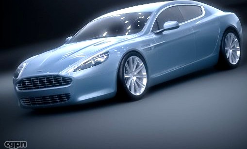 ASTON MARTIN RAPIDE 20103d model