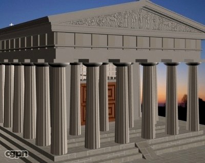 Doric Temple3d model