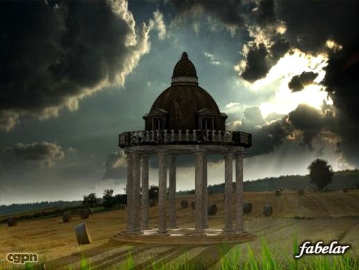 Temple 023d model