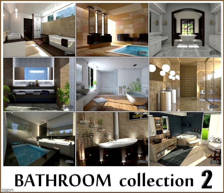 Bathroom collection 23d model