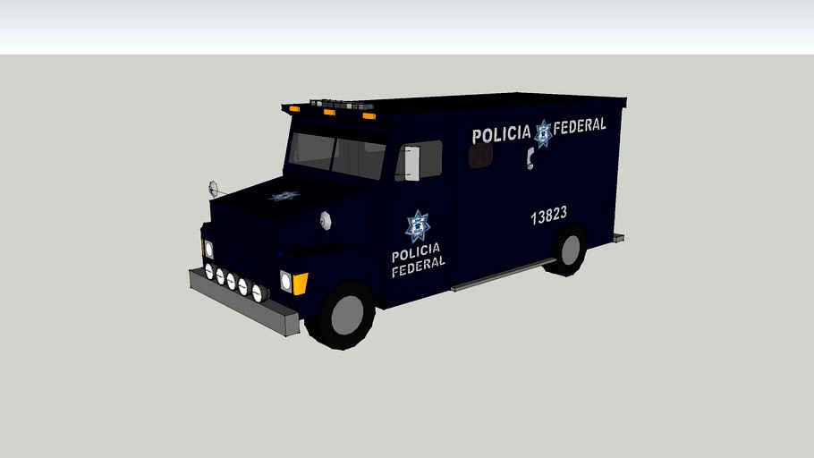 PATRULLA BLINDADA POLICIA FEDERAL PREVENTIVA