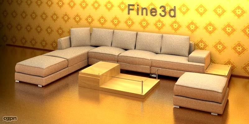 antique-09-059Sofa combination3d model