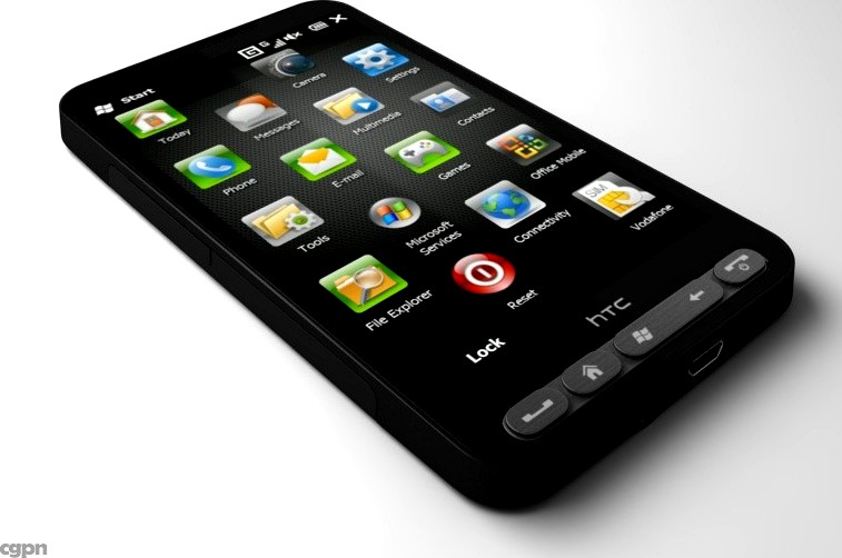 HTC HD2 Communicator Phone3d model