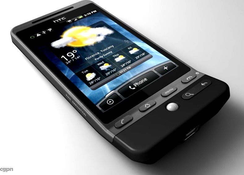 HTC Hero Communicator Android OS3d model