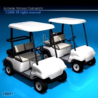 Golfcart collection3d model