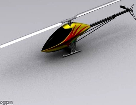 Helicopter RC model3d model