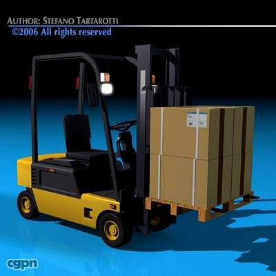 Forklift 23d model