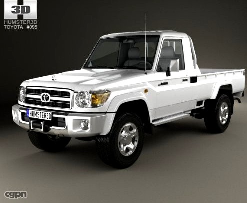 Toyota Land Cruiser (J79) Single Cab 20073d model