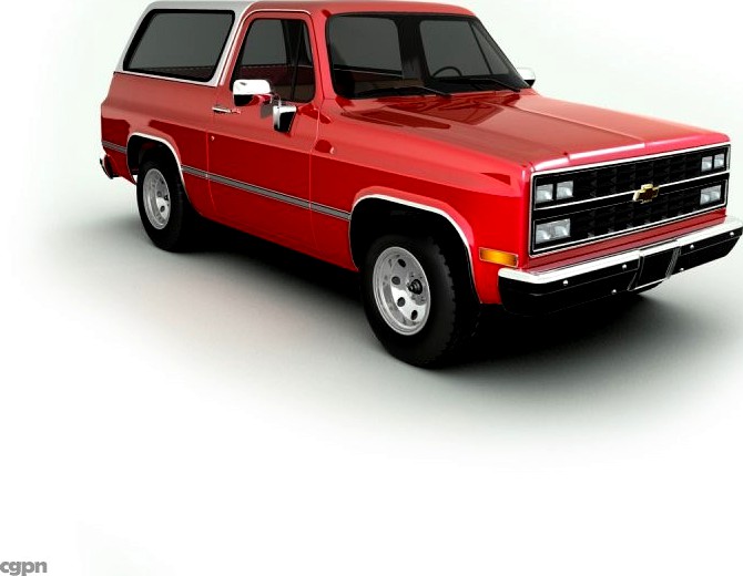 Chevy Blazer3d model