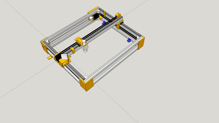 K40 Laser gantry