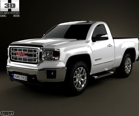 GMC Sierra Single Cab 20133d model