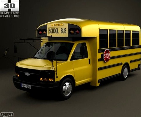 Thomas Minotour School Bus 20123d model
