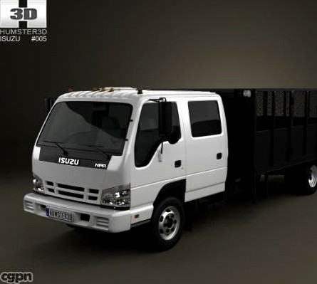 Isuzu NPR Dump Truck 20113d model