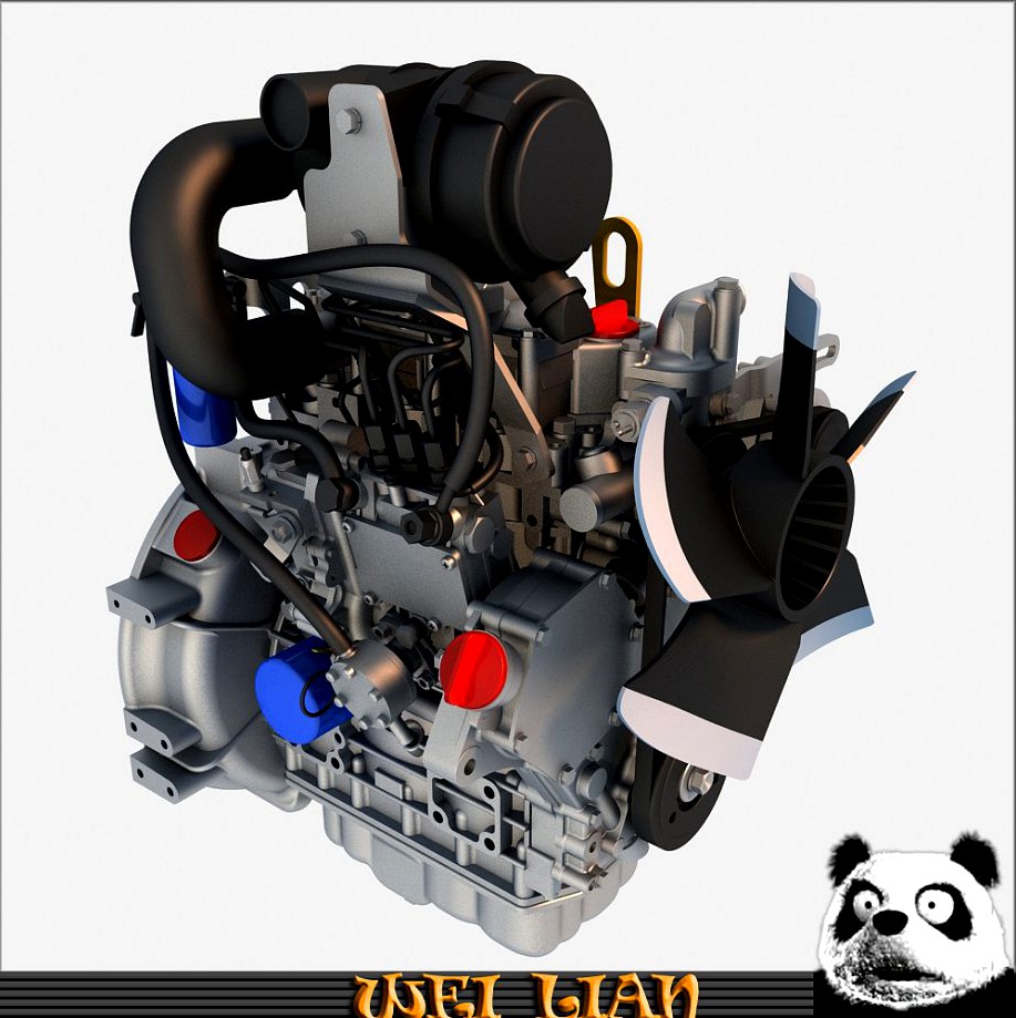 Engine3d model