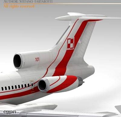 Tu-154M Polish Air Force3d model