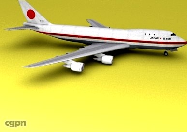 Boeing 747 Japan Air Force One3d model