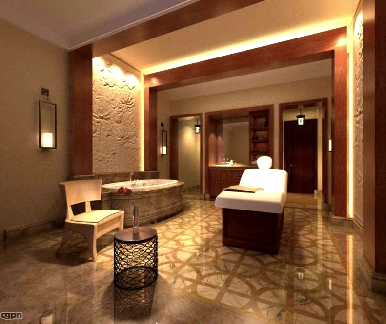 Spa Room 0153d model