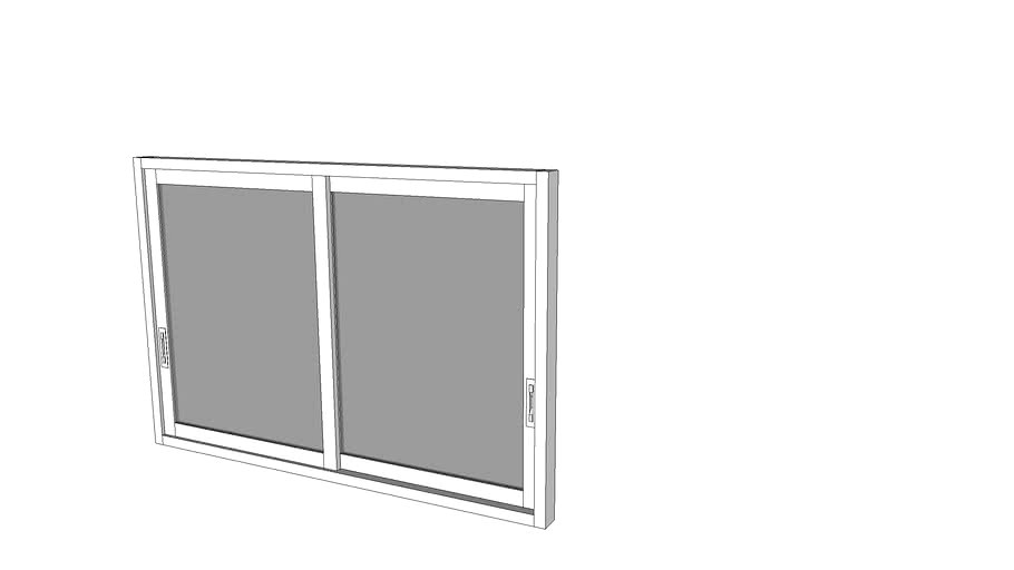 Ventana 2 hojas correderas (Ajustable)