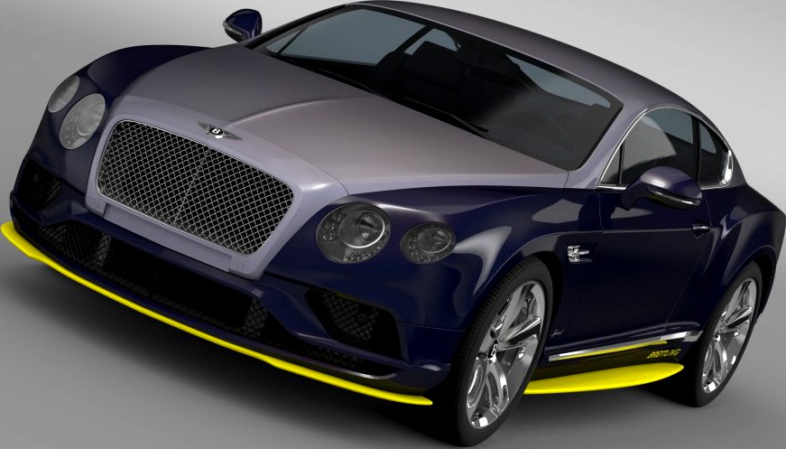 Bentley Continental GT Speed Breitling Jet Team Series 20163d model