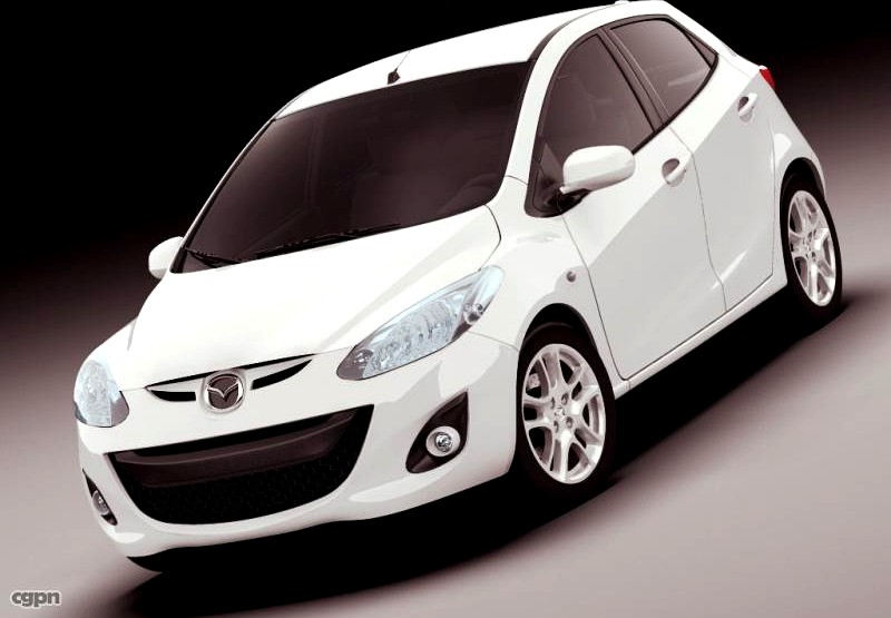 Mazda 2 20113d model