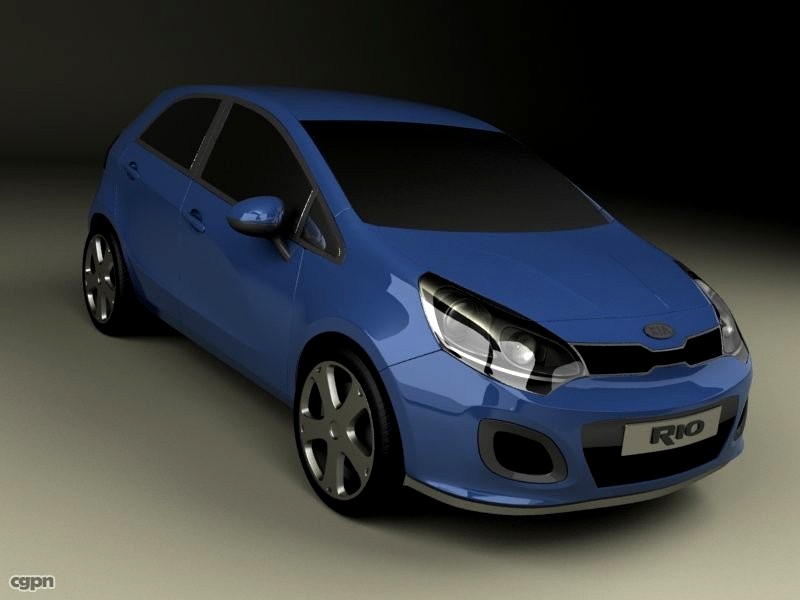 Kia Rio 20123d model