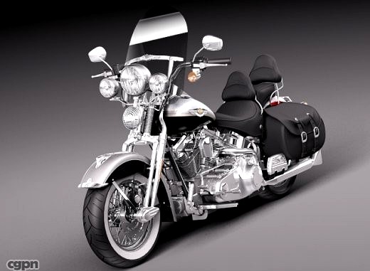 Harley-Davidson Springer FLSTS Heritage 20133d model
